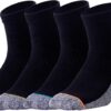 Kodal Copper Infused Quarter Socks Improve Foot Health Odor Control with Moisture Wicking Durable Comfortable Fit (4/5 Pairs)