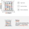 Nogrit Classroom Calming Corner Decor Calm Down Corner Supplies Counseling Office Must Haves Throw Pillow Cover 18X18, Mental Health Decor for Therapy Office Decor Must Haves Therapist Gifts