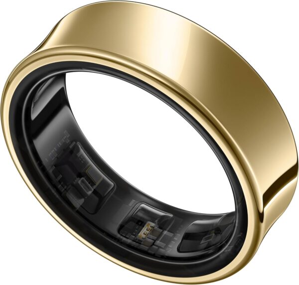 Samsung Galaxy Ring, AI Smart Ring, Size First w/Sizing Kit, No App Subscription, Fitness Monitor, Sleep Tracker, Up to 7-Day Battery, Size 10, Titanium Gold [US Version, 1Yr Manufacturer Warranty]