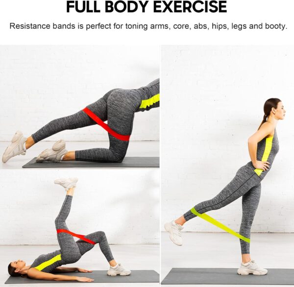 Resistance Bands Set 17pcs, Resistance Band, Exercise Bands Fitness Workout with Wide Handles, Door Anchor, Steel Clasp, Carry Bag, Ankle Straps for Home Gym Outdoor Travel