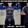 Custom Your Own Print Front & Back BJJ Foundation Rash Guard - Ranked No Gi Jiu Jitsu Rashguard