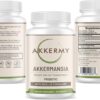 Akkermansia Probiotic for Healthy Weight | Naturally Increases GLP-1 | 60 Day Supply | Contains Bacillus Coagulans, Vitamins B2, D3 & Chromium | SIBO Friendly, Vegan & Gluten Free
