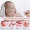 60Pcs Baby Tongue Cleaner, Baby Toothbrush, Disposable Baby Mouth Cleaner, Soft Gauze Toohthbrush Newborn Oral Cleaning Stick Dental Care for 0-36 Month Baby
