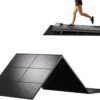 71bJXMhn4oL._AC_SL1500_.jpg HOVSCO Foldable Treadmill Mat Non-Slip Exercise Bike Mat, 1/4" Thick, 30"x63" Waterproof Walking Pad Mat for Carpet, Hardwood Floors, Workout, Indoor Bikes, Fitness Equipment, Home Yoga