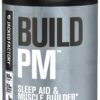 Jacked Factory Build PM Night Time Muscle Builder & Sleep Aid - Post Workout Recovery & Sleep Support Supplement w/VitaCherry Tart Cherry, Ashwagandha, & Melatonin - 60 Natural Veggie Pills