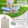 Meditation Floor Cushion for Yoga Adults Square Floor Pillows Seating Large Meditation Cushion Yoga Pillows for Sitting on Floor Meditation Pillow Mat Outdoor Rectangle Floor Sitting Cushion