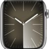 Apple Watch Series 9 (GPS + LTE) 45MM Stainless Steel Case Silver Milanese Loop (Renewed)