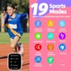 Fitness Tracker Watch for Kids, IP68 Waterproof Kids Smart Watch with 1.5" DIY Dials 19 Sport Modes, Pedometers, Heart Rate, Sleep Monitor, Great Gift for Boys Girls Teens 6-14