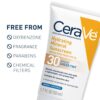 CeraVe Hydrating Mineral Sunscreen SPF 30 with Sheer Tint, Tinted Mineral Sunscreen with Zinc Oxide & Titanium Dioxide, Blends Seamlessly For Healthy Glow, Medium, 1.7 Fluid Ounce