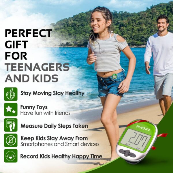 PINGKO Outdoor Multi-Function Portable Sport Pedometer Step/Distance/Calories/Counter