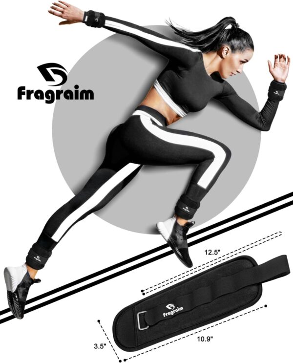 Ankle Weights, 1/2/3/4/6/8/10 LBS 1 Pair Wrist Leg Arm Weights for Women, Kids and Men, Comfortable and Soft, Perfect for Dancing, Running, Walking, Fitness, Workout, Physical Therapy