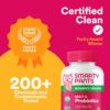 SmartyPants Organic Women's Multivitamin Gummies: Biotin, Probiotics, Methylfolate, Omega 3 (ALA), Vitamin D3, C, Vitamin B12, B6, A, K & Zinc, Inositol, Gluten Free, 120 Count (30 Day Supply)