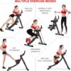 71c8RDabySL._AC_SL1500_.jpg KESHWELL Ab Machine,Abs Workout Equipment for Home Gym,Whole Body Workout Waist Trainer for Women,Adjustable Abdominal Cruncher,Foldable Core Abs Exercise Machine with Resistance Bands&LCD Display