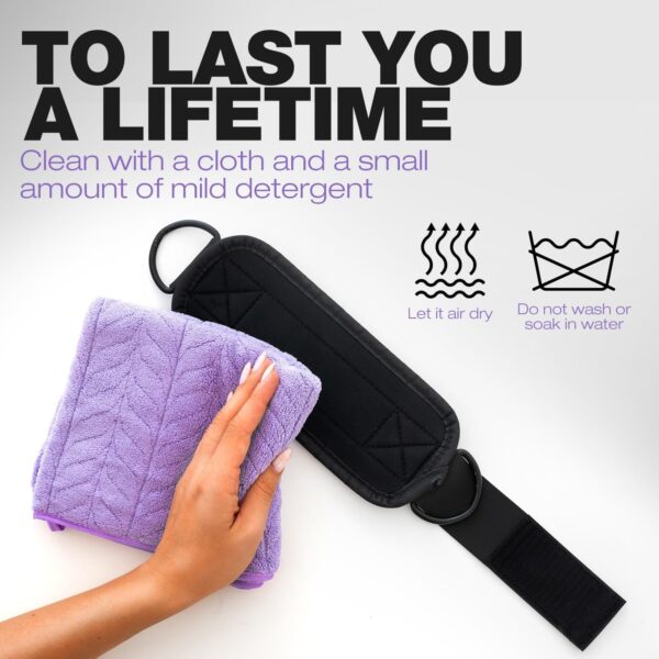 ActiveGear Ankle Resistance Bands with Cuffs - Ideal for Glutes, Legs & Core Workouts, Kickback Ankle Strap Set for Home Workout Equipment & Gym Fitness for Women and Men