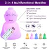 INNER TRUTH Meditation with Buddha Kit - 3 in 1 Guided Breathing Calm Down Buddha Anxiety Relief Device + Stress Ball. Stress Relief and Mindfulness Gifts. ADHD Tools for Adults & Kids. Yoga Gifts