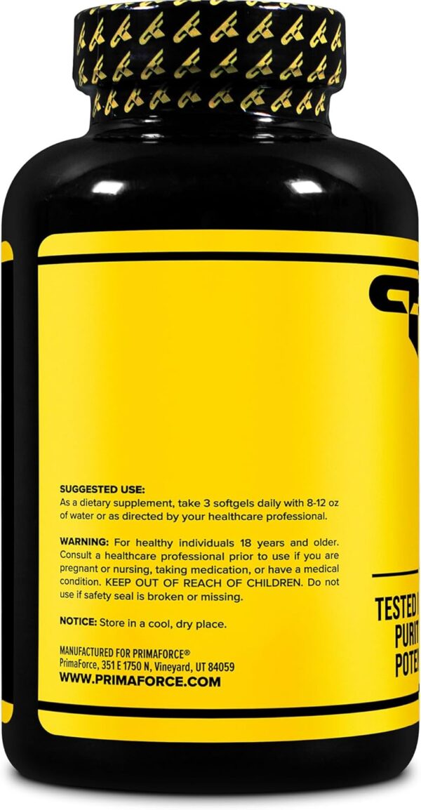 Primaforce CLA 2400 mg per Serving (180 softgels) - for Men and Women, Non-Stimulating, GMO Free & Gluten Free