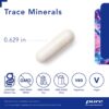 Pure Encapsulations Trace Minerals - Multimineral Supplement - Mineral Supplement - Supports Metabolism & Cellular Function* - Gluten Free & Vegan - 60 Capsules
