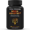 Vital Vitamins Nootropic Brain Supplement Plus - for Memory, Focus, Concentration, Neuro Energy, Clarity - with Lion's Mane Mushrooms - 60 Capsules