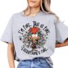 anxiety costume inside out 2 Shirt, anxiety inside out 2 Christmas costume, anxiety costume inside out Shirt, its fine im fine everythings fine, inside out anxiety, anxiety Christmas Light