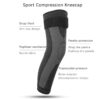 Sport Compression Kneecap Lengthen Outdoor Fitness Bandage Leg Guard Sleeve Gear for Unisex (L)