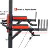 Power Tower Pull Up Bar Station Multi-Function Adjustable Strength Training Equipment Home Gym Strength Training Workout Equipment 440LBS
