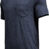 Deyeek Men's Post Shoulder Surgery Shirts Recovery Tear Away Short Sleeve Full Open Side Snap Adaptive Chemo Clothing