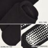 SkiBeaut Yoga Grips Non Slip Socks Pilates Anti Skid Sticky Grippers Ballet Barre Socks for Women 3 Pairs