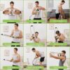 Push Down Bar Machine - Chest Expander at Home Workout Equipment, Arm Exerciser - Portable Spring Resistance Exercise Gym Kit for Home, Travel or Outdoors