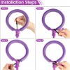 Skip Ball Skip It for Kids - Foldable Colorful Flash Wheel Skip Ball, Indoor Outdoor Game Fitness Toys for Kids, Cool Kids Toys Christmas Birthday Gifts for Girls Boys Age 6 7 8 9 10+ Year Old