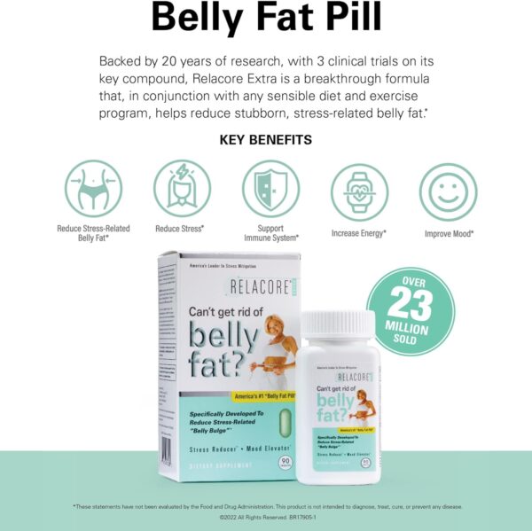 Extra Maximum Strength 90 Count - Stress Relief Supplements - Lower Cortisol for Women - Cortisol Manager, 30 Servings