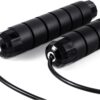 BOOMIBOO Jump Rope, Adjustable Jump Ropes,Skipping Rope Tangle-Free Rapid Speed with Ball Bearings for Women Men Kids,Exercise & Slim Body Jumprope at Home School Gym