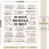 My Mental Breakdown Blanket, Mental Health/Inspirational Gifts for Women Men, Mental Health Counselor Gifts, Daily Affirmations, Stress Relief/Self Care Love Gifts, Calm Down Corner Supplies