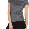 icyzone Workout Shirts Yoga Tops Activewear V-Neck T-Shirts for Women Running Fitness Sports Short Sleeve Tees