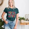 LOTUCY Mental Health Matters T Shirt Women Funny Therapist Psychologist Tee Shirt Human Brain Illness Awareness Tops