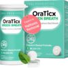 Green Breath Oral Care Probiotics, Naturally Support Freshens Bad Breath & Healthy Mouth, Dental Probiotic Supplement 8 Billion CFU, Mint Flavor 30 Lozenges 1-PK