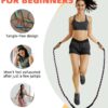 71dEAgtHgYL._AC_SL1500_.jpg Jump Rope 1LB, Weighted Jump Rope for beginners, Heavy Jump Ropes for Fitness, Total Body Workouts, Weight Loss, Strength Training, Compact Skipping Rope for Home Gym Workout Equipment