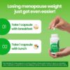 VoomVaya MenoSlim Advanced Menopause Weight Loss for Women - Menopause & Perimenopause Supplements for Women - Estrogen Supplement & Menopause Relief for Hot Flashes, Bloating, Energy - 60 Capsules