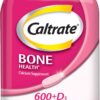 Caltrate 600 Plus D3 Calcium and Vitamin D Supplement Tablets, Bone Health Supplements for Adults - 200 Count