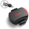 Sunny Health & Fitness 2-in-1 Advanced Cadence/RPM + Speed Sensor, Cadence Sensor Bluetooth ANT+ for Indoor/Outdoor Bikes, Magnet-Less Design for Outdoor Cycles, Exercise Bikes, and More - CB110S