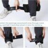 Sportneer Adjustable Ankle Weights 1 Pair 2 4 6 8 10 Lbs Leg Weight Straps for Women Men, Weighted Ankle Weights Set for Gym,Fitness, Workout,Walking, Jogging,1-5 lbs Each Ankle, 1 Pair 2-10 lbs
