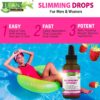 Weight Loss Keto Raspberry Ketone Drops, Appetite Suppressant Fat Burner Diet Energy Supplement Metabolism Booster That Work for Belly for Men and Women, Slim Faster Than Gummy Pill Capsule Tea, 60 ml