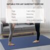Large Yoga Mat for Men and Women 1/4 & 2/5 Inch Extra Thick TPE Fitness Mat for Home Gym Workout, Non-Slip, Eco Friendly Exercise Mat for Yoga, Pilates, Stretching, Meditation