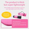 Primasole 1/2 Thick Exercise Mat with Carry Strap & Case Mat for Yoga Pilates Fitness at Home and Gym 72" L x 24" W
