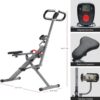 71dsituMZ-L._AC_SL1500_.jpg Sunny Health & Fitness Row-N-Ride PRO, Full Body Combo Squat Machine w/Optional Resistance Band, Easy Setup Ab Workout Exercise Equipment for Home, Whole Body Cardio, Optional SunnyFit App Connection