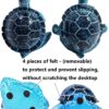 Turtle Figurines Home Decor Yoga Skeleton Meditation Accessories Resin Statue Sea Turtle Gifts for Women Bathroom Ocean Beach Theme Decor Zen Buddha Animal Sculptures Room Table Decorations
