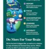 NEURIVA Plus Brain Supplement for Memory and Focus Clinically Tested Nootropics for Concentration for Mental Clarity, Cognitive Enhancement Vitamins B6, B12, Phosphatidylserine 30 Capsules