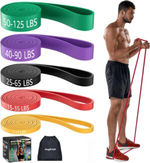 Resistance Bands, Pull Up Exercise Bands, Workout Bands for Fitness Training, Body Stretching, Physical Therapy, Muscle Training