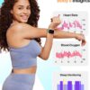 Smart Watch Health Fitness Tracker with 24/7 Heart Rate, Blood Oxygen Sleep Monitor, 110+ Sports Modes, Step Calorie Counter Pedometer (Silver, 1.55)