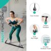 Pilates Bar Kit with Resistance Bands - Home Gym Equipment - Workout Equipment for Women and Men - Pilates Equipment with Adjustable Resistance Bands