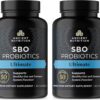 Ancient Nutrition Probiotics, SBO Probiotics Ultimate 50 Billion CFUs*/Serving, Digestive and Immune Support, Gluten Free, Ancient Superfoods Blend, Shrink-Wrapped 60 Capsules (2 Pack)